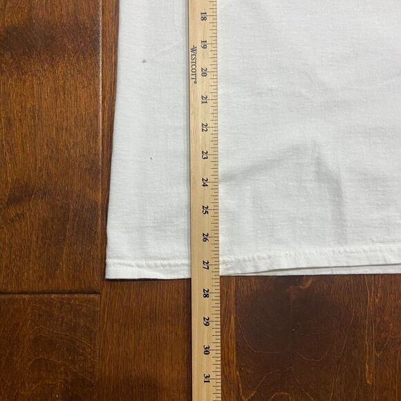 Jerzees Vintage Y2K Barack Obama President White Black T-Shirt Mens Size XL - Picture 8 of 8